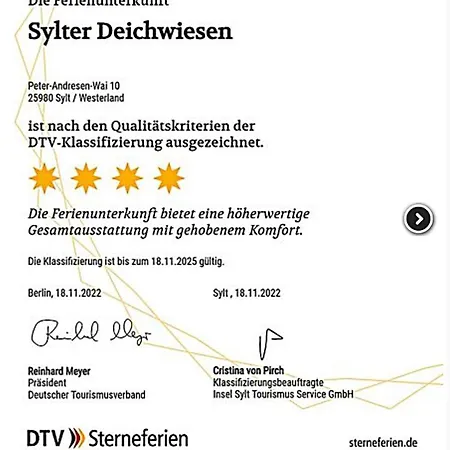 3-zimmer-ferienwohnung Deichwiese 1-3 Personen Appartement *